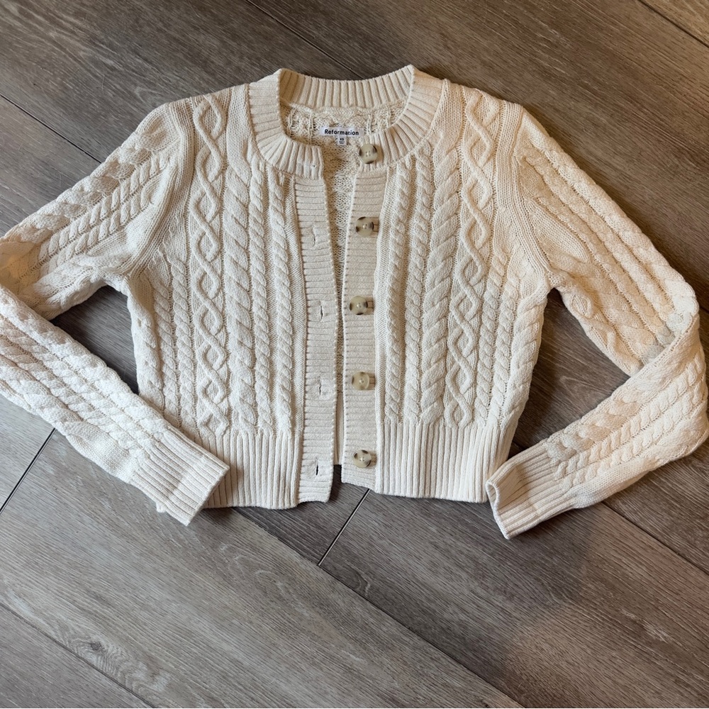 Reformation cardigan